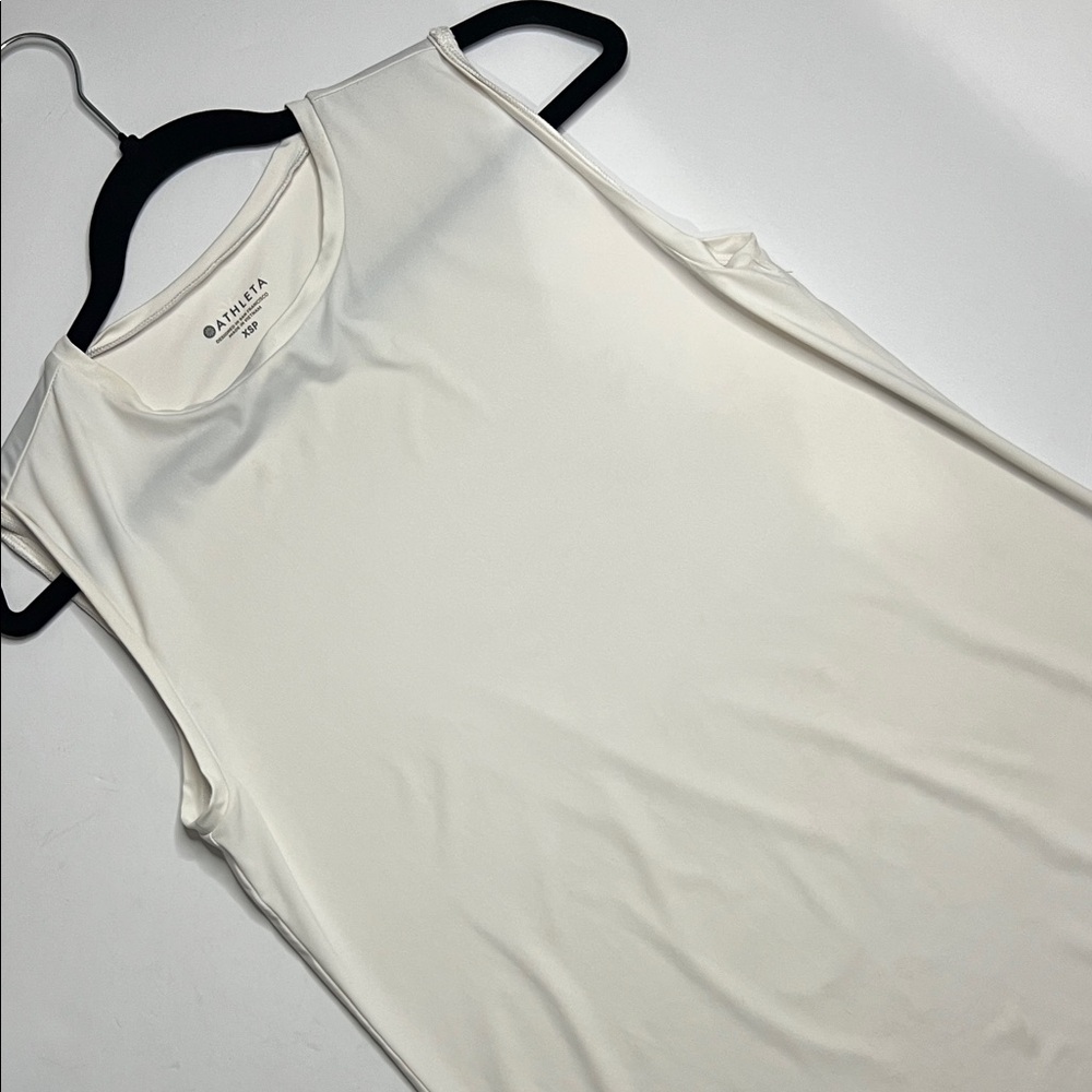 Women's Athleta Ivory Sleeveless Top XS - Picture 3 of 10